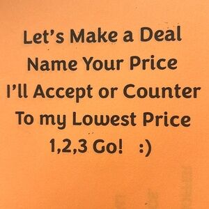 Accepting Reasonable Offers All items!